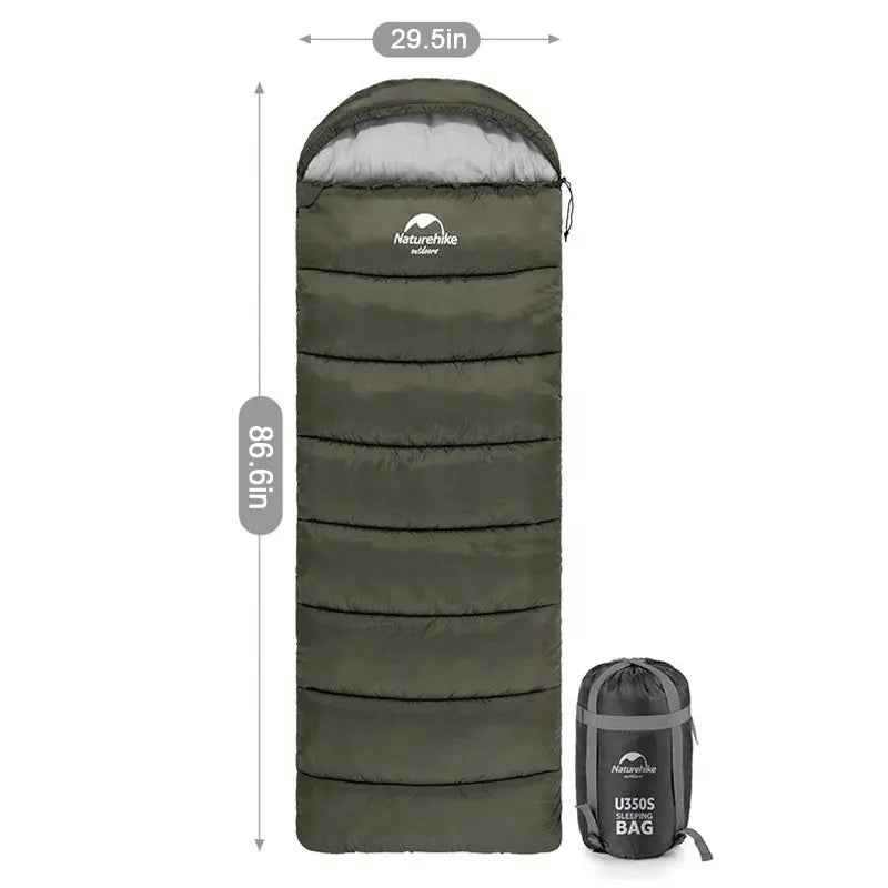 Solora™ U350 Hooded Synthetic Sleeping Bag 34°F / 1°C