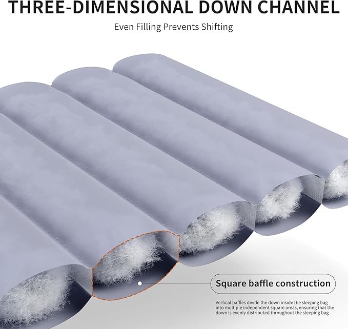 Naturehike Cicada Wing CW400 Square Down Sleeping Bag (2026)