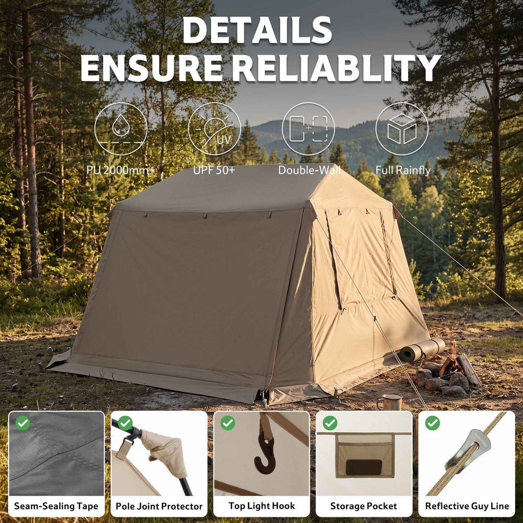 Village™ 6.0 Flagship 4-Person Instant Cabin Tent
