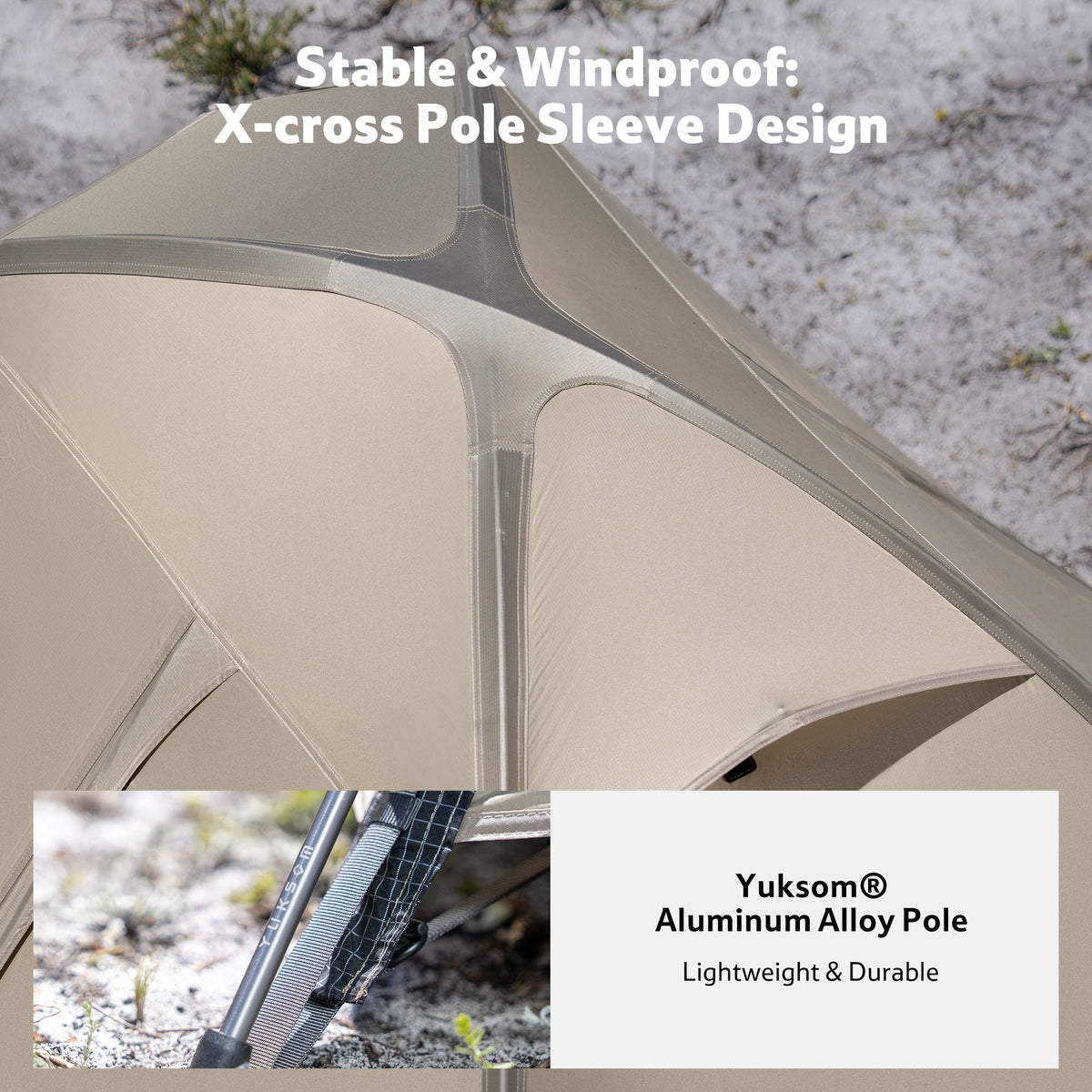 Giling PRO™ 4-Season 2-Person Backpacking Tent